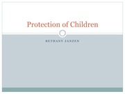 Symposium Presentation- Protection of Children