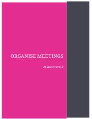 Organise Meetings 2.0.docx