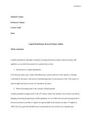 research paper against death penalty