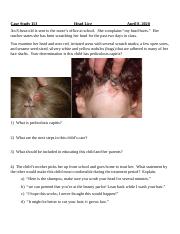Head Lice, Impetigo, Ringworm - Students Case Study-4.docx