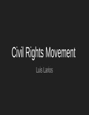 Civil Rights Movement Project.pptx