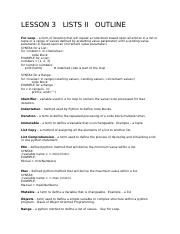 LESSON 3   LISTS II   OUTLINE.docx