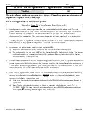 Unit 3 Applications of Derivatives Assessment Sem 3 Apr 2022 Part 2 Ver 2.pdf