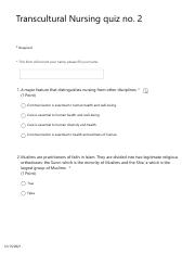 Transcultural Nursing quiz no. 2 (BSN 4-A NCM 120 Lec) (Preview) Microsoft Forms.pdf