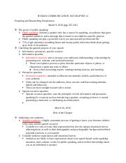 HCOMM 100 ch12 notes