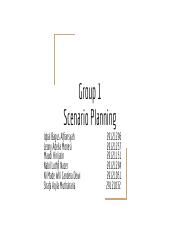 Group 1 - Scenario Planning.pdf