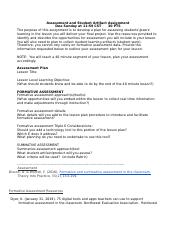 Assessment and Student Artifact Assignment (1) (1).docx