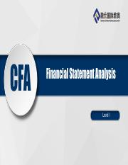 CFA一级财务报表分析科目-精讲试题.pdf