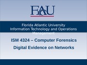 Computer Forensics Network Forensics
