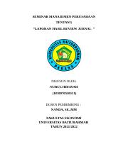 REVIEW JURNAL S.M.PERUSAHAAN  KLMPK 6 &7 (NURUL HIDAYAH 18-151).docx