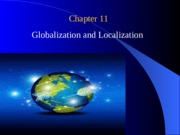 Globalization and Localization