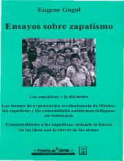 Gogol Eugene - Ensayos Sobre Zapatismo.pdf