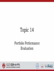 Topic 14 Portfolio performance evaluation.pdf