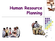 Human Resource Planning in a Firm (presentation)