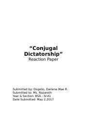 Conjugal Dictatorship.docx