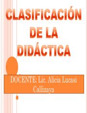 TEMA 3, CLASIFICACION DE LA DIDACTICA.pdf