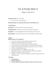 Ch 4 Fruits Part 2