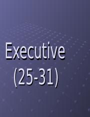 25-31 Executive.ppt