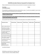 INTERNATIONAL BUSINESS Peer Review Form.docx