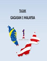 Gagasan 1 malaysia