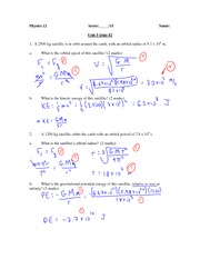 Physics 12 Quiz 2