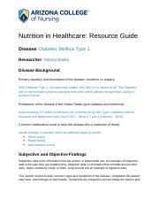 NTR 241 Nutrition in Healthcare Resource Guide template (1).docx