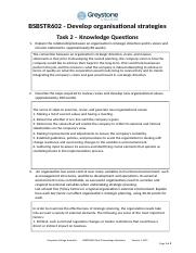 Final BSBSTR602 Task 2 Knowledge Questions V1.1221.docx