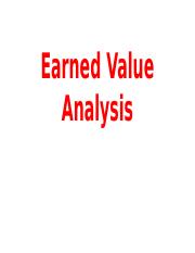 eARNED vALUE aNALYSIS-1.pptx
