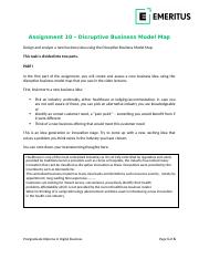 PGDDB_Assignment 10_Disruptive Business Model Map_Template_Omar submission.docx