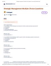 Strategic management multiple choice questions _ Accounting homework help.pdf