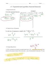 1.5 - Exponential and Logarithmic Functions HW (Blank).pdf
