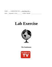 Austin Snapp 1110 Lab Exercise Analemma Fall12