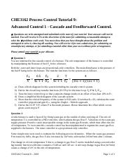CHE3162 Tutorial 9 Advanced Control 1.pdf