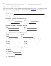 Introduction to Periodic Table Worksheet.docx