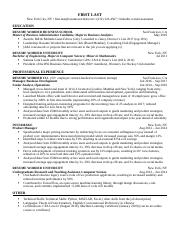 Alternate Professional Resume Template (ATS-).doc