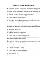 EXERCÍCIOS SISTEMAS FLUIDOMECÂNICOS.pdf