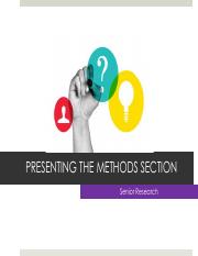 02 - Methods_Presenting the Methods - Post.pdf