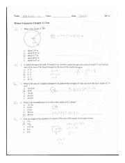 Honors Geometry Chapter 11 Test.pdf