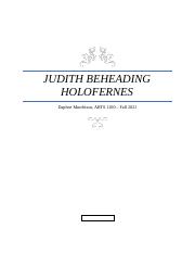 Judith Beheading Holofernes.docx