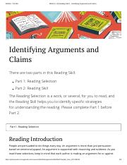 Workbook 18.2 _ Reading Skill 1 - Identifying Arguments and Claims.pdf