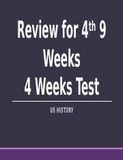 Review for 4th 9 Weeks Test.pptx