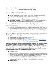 Module 9 Psychology Applied to the Legal System - Response Template.doc.docx