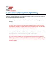 4.01 Failure of European Diplomacy.docx