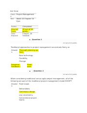 Project Management 375 Wek 10 Chapter 16 Quiz.docx