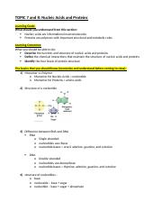 TOPIC 7 and 8 - Nucleic Acids and Proteins.docx