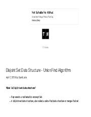Disjoint Set Data Structure - Union Find Algorithm _ TutorialHorizon.pdf