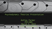 Psychodynamic Theories Presentation