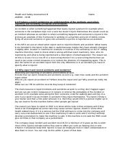 Health and Safety Assessment B - explanation.docx