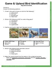 Wildlife ID Test Study Guide and Test.pdf