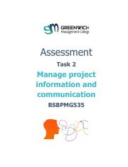BSBPMG535 - Assessment Task 2 1.pdf